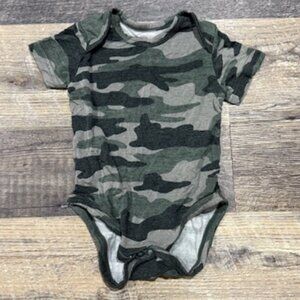 Little Sleepies 3-6 Months Camo Print Bodysuit